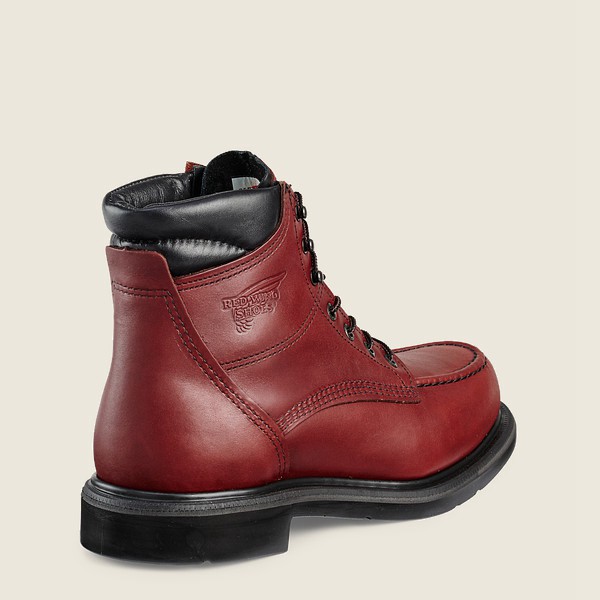 Red Wing Mens Supersole® - 6-inch Soft Toe - Work Boots Burgundy - 4508VNDEY